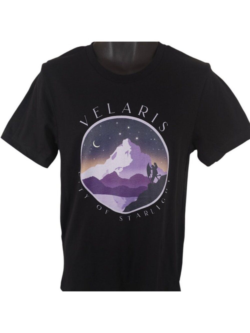 Velaris T Shirt Mens Size Medium Black City Of Starlight Acotar Book Series View 2